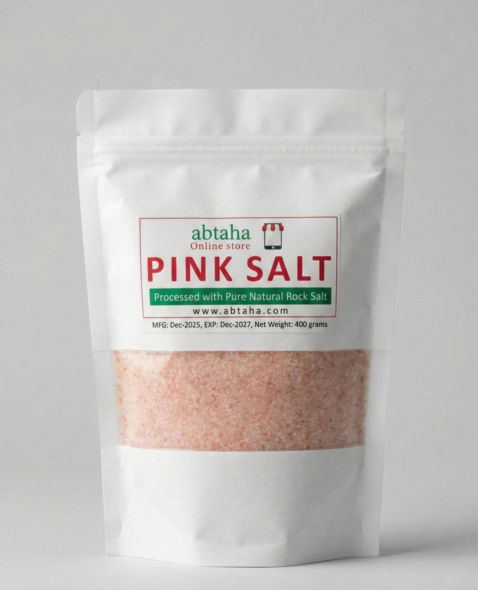 Pink Salt Standing Pouch Premium Export Quality Salt